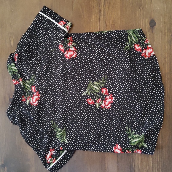 Monteau Los Angeles polka-dot button-up shirt - Picture 5 of 6